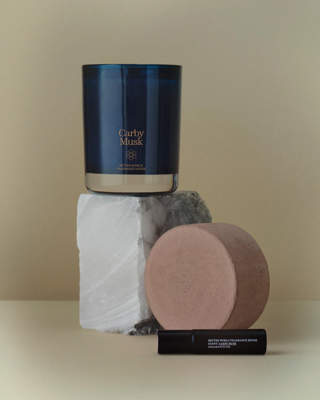 Carby Musk Fragrance Oil & Candle Set