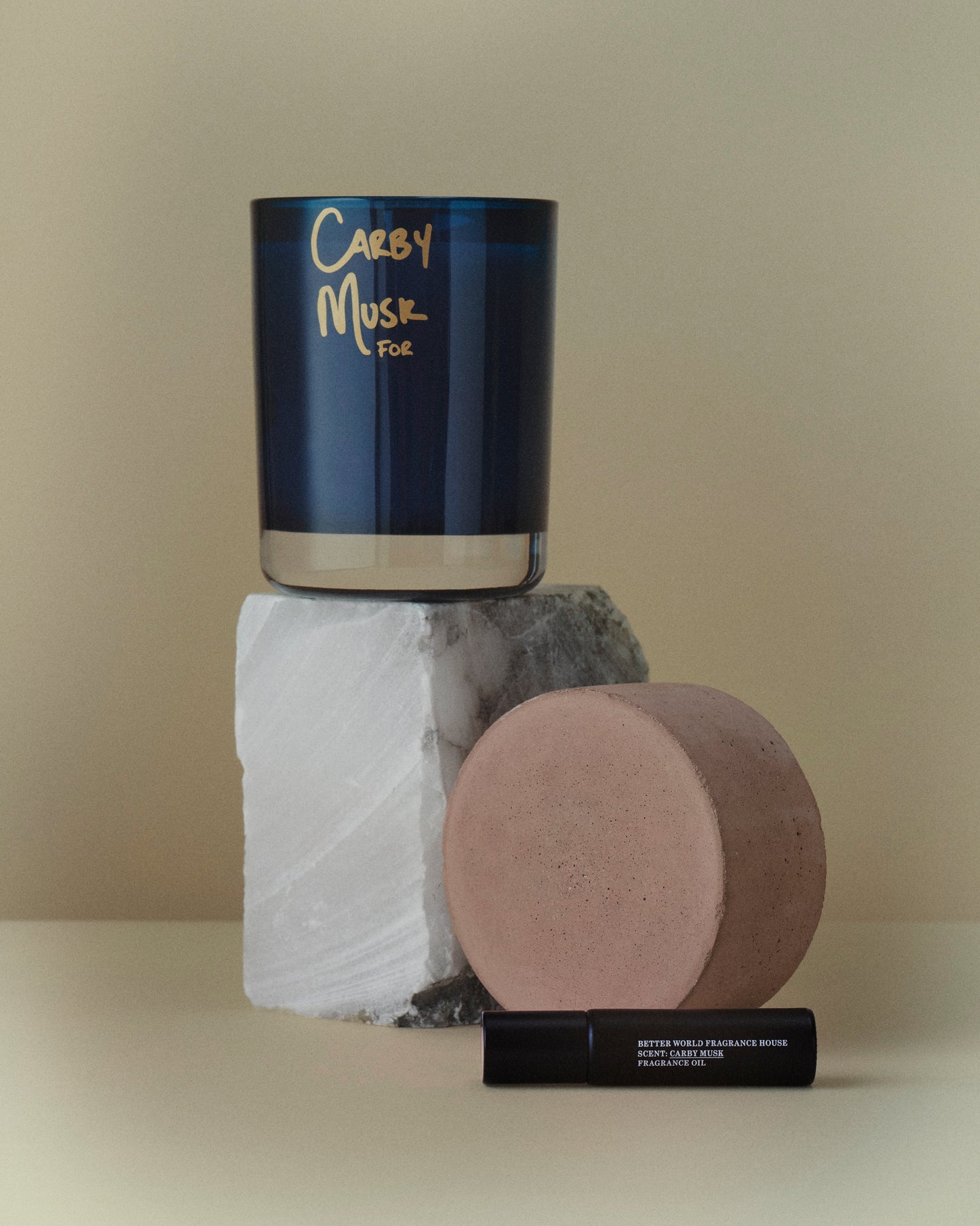 Carby Musk Fragrance Oil & Candle Set