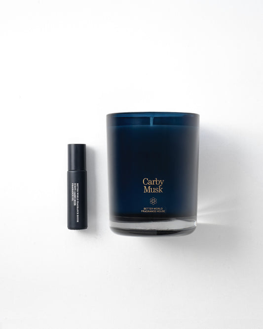 Carby Musk Fragrance Oil & Candle Set